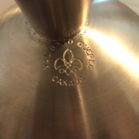 Bernard Chaudron brushed oil lamp in pewter - Picture 5 of 5